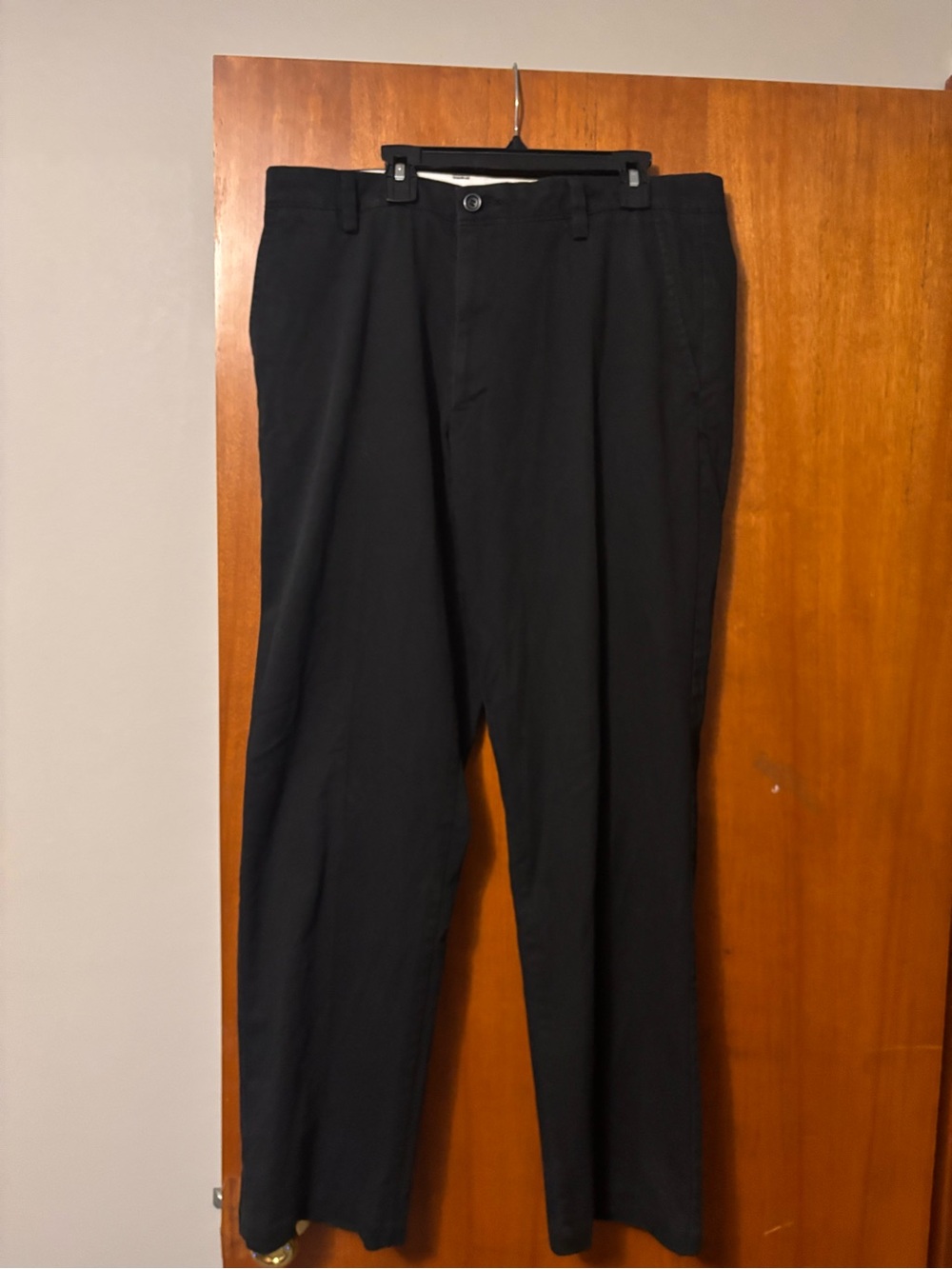 Dockers Men’s Black Khakis - Straight Fit